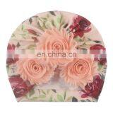 Babys Kids Bows Print Hat thumbnail-6