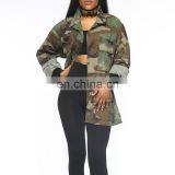 TWOTWINSTYLE Korean Hit Color Women's Jacket Long Sleeve Oversized Loose Coat Female thumbnail-2