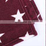 China Wholesale Custom Super Soft Fluffy Coral Fleece Star Printed Blanket Glow in the Dark Throw Blankets for Winter thumbnail-5