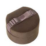 Bespoke Design Ring Necklace Packaging Luxury Round Velvet Jewelry Box With Logo thumbnail-4