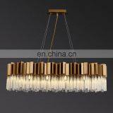 Modern Fashion Simple Luxury K9 Clear Crystal Ceiling Lighting Chandelier