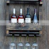 Custom Small Wooden Wall Mounted Wine Rack,vintage Wood Wine Racks thumbnail-3