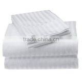 100% Egyption Cotton Plain White Hotel Bed Sheets thumbnail-1