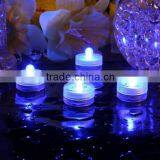 Wholesale LED Subenersible Waterproof Candle Tea Lights-Blue thumbnail-1