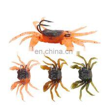 13cm 33.5g New Style Double Hooks Sea Fishing Bait Sinking Artificial 3D Sof Crab Bait Fishing Lure thumbnail-2