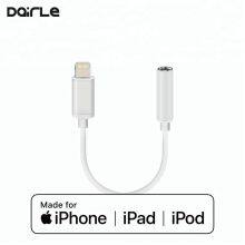 Original Quality MFi 8pin to 3.5MM Female Audio Jack Adapter for Iphone 8 thumbnail-2