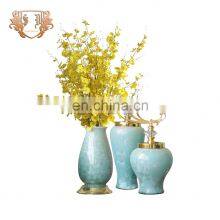 Retro Antique Big Modern Decoration Ceramic Flower Vase thumbnail-1