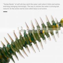 JOHNCOO 45mm 0.4g 50pcs Shrimp Bait Ocean Rock Lure Bass Swim Soft Worm Fishing Lure thumbnail-4
