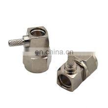 RF Coaxial Connector for F Male R/A for RG58/RG59/RG6/RG174/RG316 thumbnail-1
