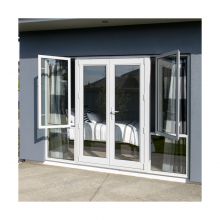 Factory Outlet Waterproof Aluminum Thermal Break Double Glass Casement Door for Interior Room thumbnail-5
