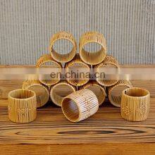 Best Price Rattan Napkin Ring Mid Century Modern 60s Set Tableware Set Napkin Holder Rings Vietnam Manufacturer thumbnail-2