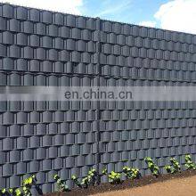 Fence Protection Strips Privacy Screen for Garden, Patio, Balcony, Made of Polypropylene, UV-resistant, 19 cm x 26 m, Charcoal thumbnail-2