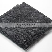 heavy duty 220g/m2  black HDPE shade net price sun shade net for outdoor