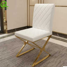 Luxury Furniture Gold Metal Banquet Chairs Stainless Steel Event Wedding Chairs thumbnail-5