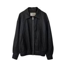 2025 Spring New European and American Style Simple Imitation Leather Fashion Pilot Jacket thumbnail-2