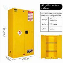 Gabinete de almacenamiento de productos químicos industriales de 45 galones - Gabinete para líquidos inflamables a prueba de fuego, 1650x1090x460mm, Sistema de doble cerradura de Hengna Furniture thumbnail-1