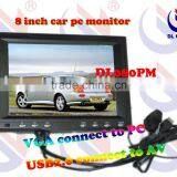 Stand Car pc Monitor,8 Inch Wide Screen