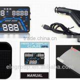 Universal 5.5" Inch Q7 LED Head Up Digital Display Car GPS OBD2 HUD thumbnail-6