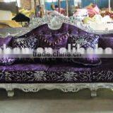 Graceful European Noble Living Room Wooden Sofa Sets thumbnail-1