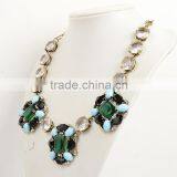 Kundan Jewellery Statement Necklace Jewelry Semi Precious Stone Necklace thumbnail-2