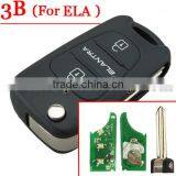 Best Quality 3 Button Flip Remote Key 433/315mhz W/O Chip For Hyn Elantra thumbnail-1