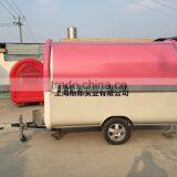 Pink and White Food Cart 7.6*5.5ft Food Truck Hot Dog Hamburger Ice Cream Traction Mobile Food Trucks thumbnail-5