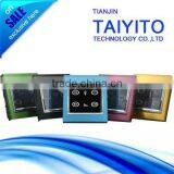 Durable, Bidirectional TAIYITO Colorful Brushed Metal Zigbee Smart Touch Screen phone wifi controlled stair hall Light Switch