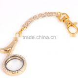 Floating Keychain Locket Floating Locket Keychain Floating Locket Key Chain With Lobster Clasp thumbnail-3