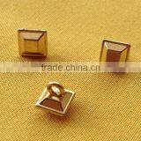 14L Square Shape Metal Shank Button For Sweater Wear -- M1601 thumbnail-5