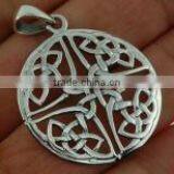 Silver Large Celtic Knot Pendant, Pn75 thumbnail-1