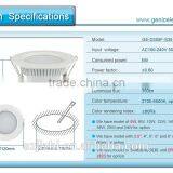 AC100-240V High Quality Non-isloated Driver 3.5inch 5W Led Ceiling Downlights thumbnail-5