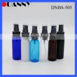 WHOLESALE 50ML CLEAR PLASTIC SPRAY BOTTLES WITH BLACK FINE MIST
