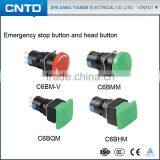 CNTD 16mm Stay Put Momentary Push Button Switch With LED Square C6LQ Quality Choice thumbnail-6