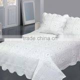 2015 New Designs,Velvet Embroider Bedspread Bedsheets Quilt Throw Set thumbnail-1