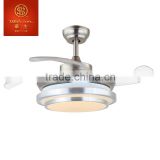 WAHSON brand 36 "4 hidden blade ceiling fan with single light FZD-90-107(C)
