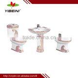 Bathroom Design Ceramic High Grade Decoractive European Three Set Two Piece Toilet thumbnail-1
