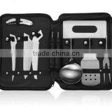 Portable Outdoor Stainless Steel Cookware Eight Suit Outdoor Cooking Cookware thumbnail-1