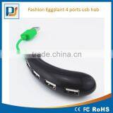 New Fashion Eggplant Fruite Shape USB HUB 4 Ports thumbnail-2