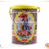 customized coffee tin can manufacturer/decorative coffee tin cans/empty coffee cans