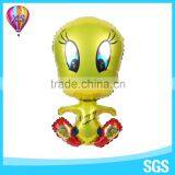 Yellow duck carton character balloon for customed balloon for promotion or kids'gift and party needs
