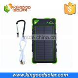 With Frosted Material Portable Waterproof Solar Power Bank Solar Charger 8000mah Built-in Battery thumbnail-1