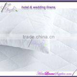 White Quilted Pillow Protectors , Hotel Quilted Pillow Protectors for Hotels, Motels, Hospitals thumbnail-1