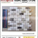 23*48 Mixed Colour Polished Marble Mosaic Tiles thumbnail-2