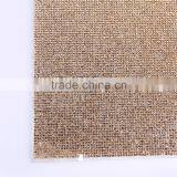 Fashion 24cm*40cm Hot Fix Crystal Rhinestone Mesh Sheet for Bag Quality Choice thumbnail-5