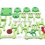 3D Assembling Mini Furniture Dining Table And Chair Set Wooden Toy DIY Toy thumbnail-4