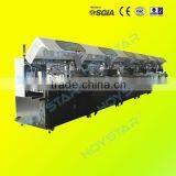 Automatic 6 Color Glass Bottle Screen Printing Machine With UV Dryer