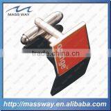 Custom Brass Soft Enamel Men Metal Cufflinks Parts thumbnail-4