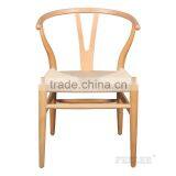 Antique Y-Shape Restaurant Furniture Solid Wood Arm Chair thumbnail-3
