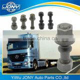 10.9 truck wheel bolt,M20*1.5 wheel bolt and nuts