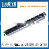 19" 1.5U 8 WAY ITALY TYPE OVERLOAD PROTECTOR PDU POWER STRIP thumbnail-1